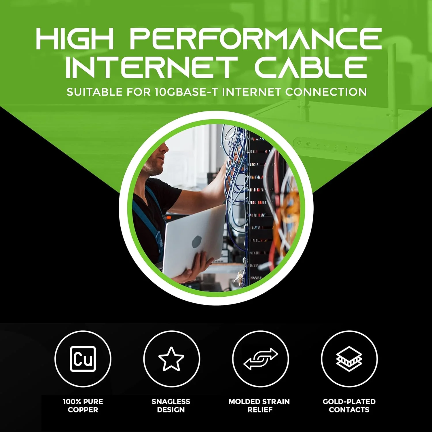 10FT CAT6 ETHERNET LAN CABLE - Image 7