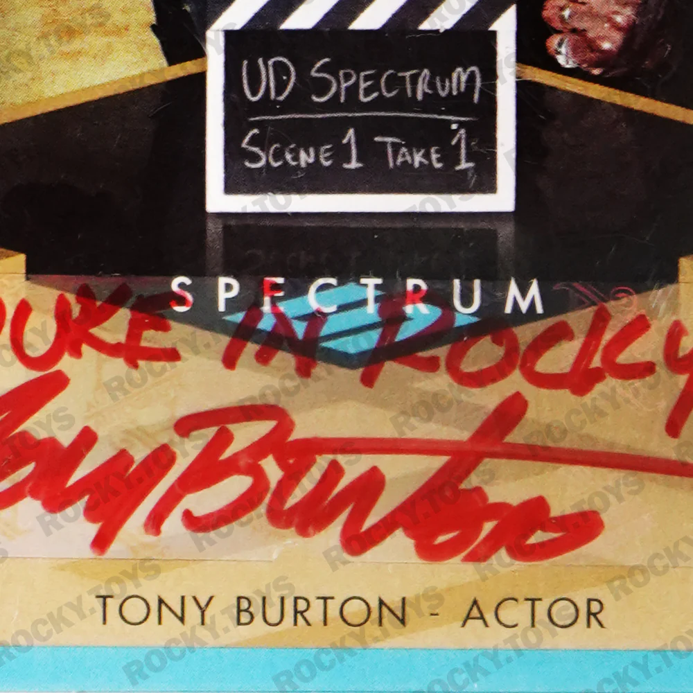 2007 UPPER DECK TONY BURTON SPECTRUM OF STARS SIGNED PSA/DNA CARD EX-MT 6 AUTO GEM MINT 9 - Image 3