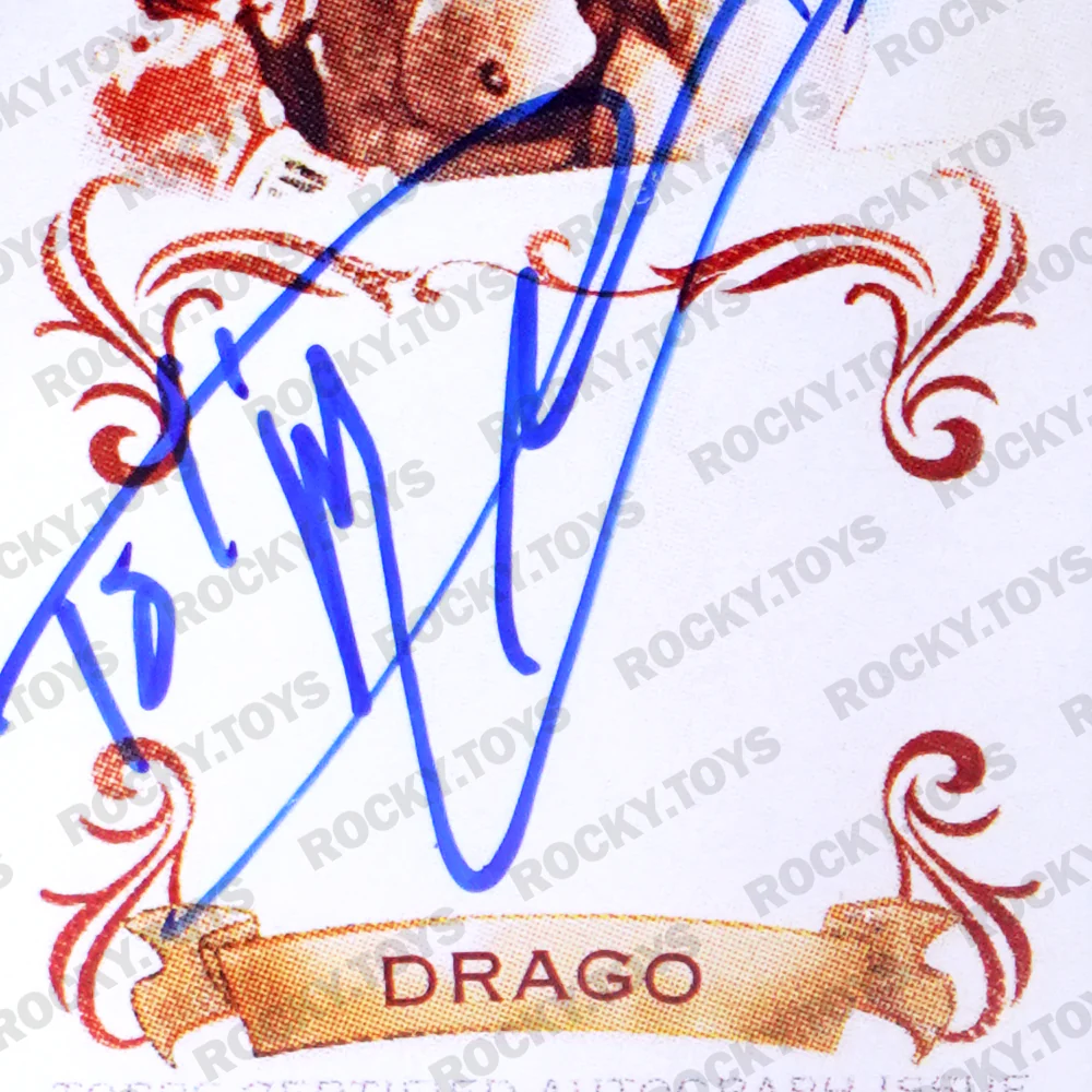2015 TOPPS ALLEN & GINTER MINI IVAN DRAGO AGA-ID AUTOGRAPH CARD A&G BACK SIGNED BY DOLPH LUNDGREN - Image 3