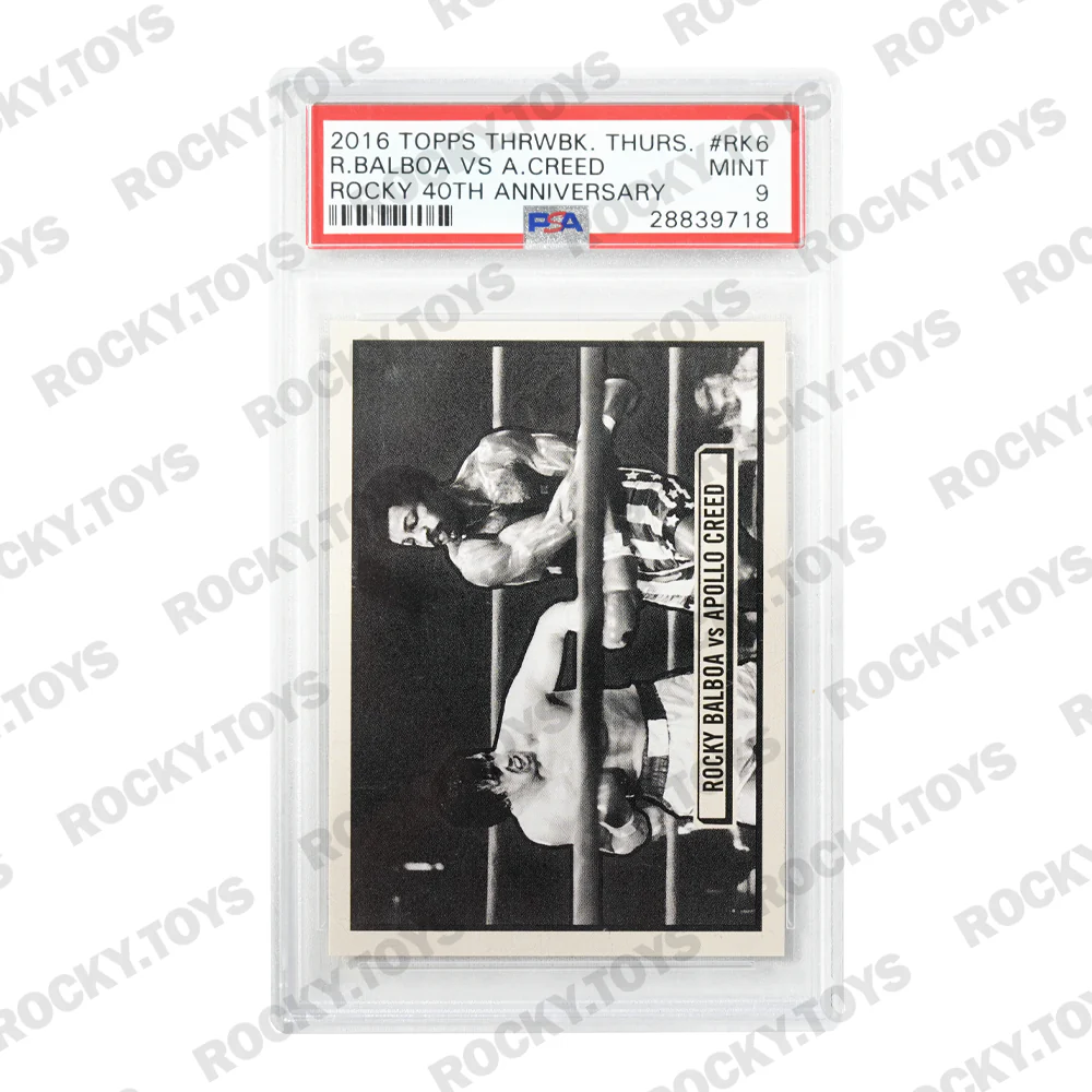 2016 TOPPS THROWBACK THURSDAY ROCKY BALBOA 40TH ANNIVERSARY COMPLETE SET OF SIX CARDS PSA/DNA GRADED MINT - Image 18