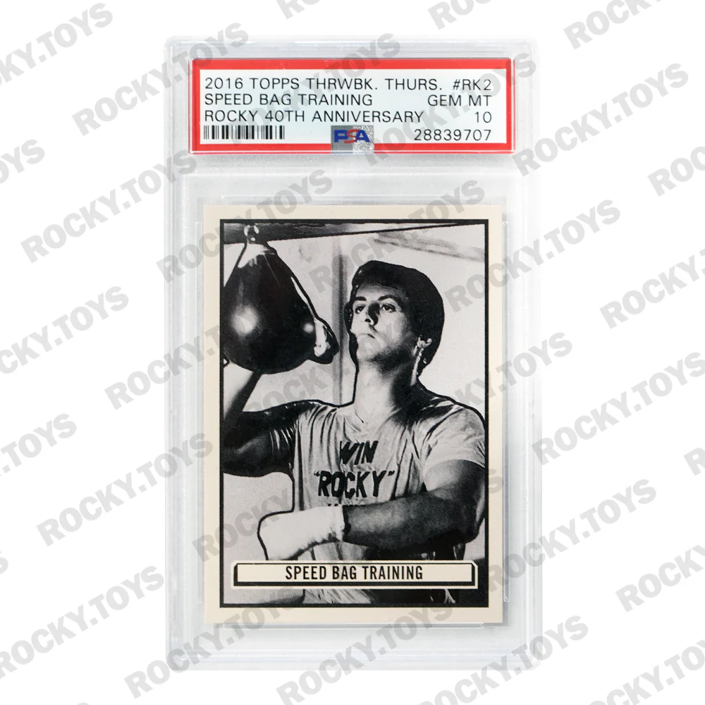 2016 TOPPS THROWBACK THURSDAY ROCKY BALBOA 40TH ANNIVERSARY COMPLETE SET OF SIX CARDS PSA/DNA GRADED MINT - Image 6