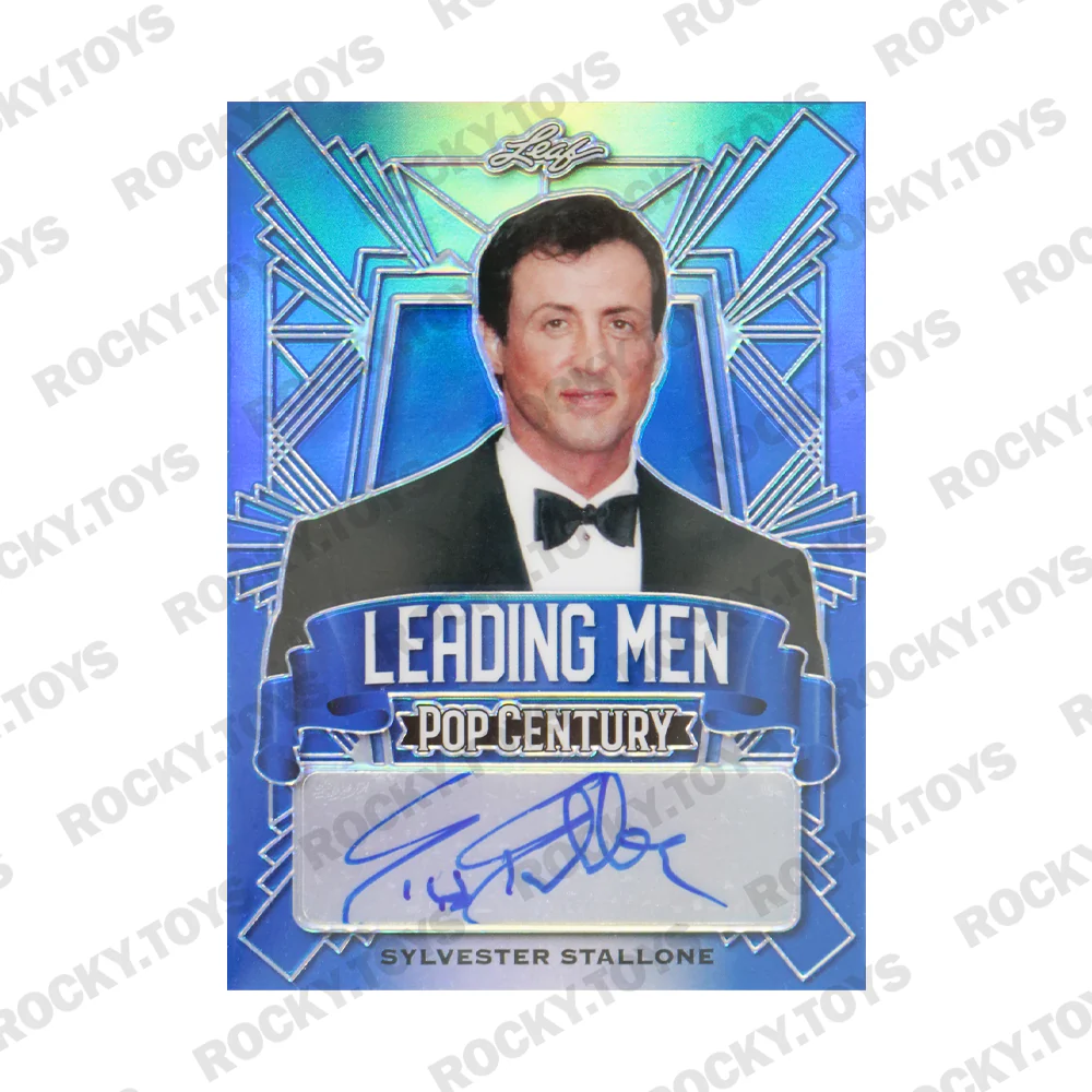 2021 LEAF METAL POP CENTURY LEADING MEN SYLVESTER STALLONE LM-SS1 BLUE PRISMATIC 1/5