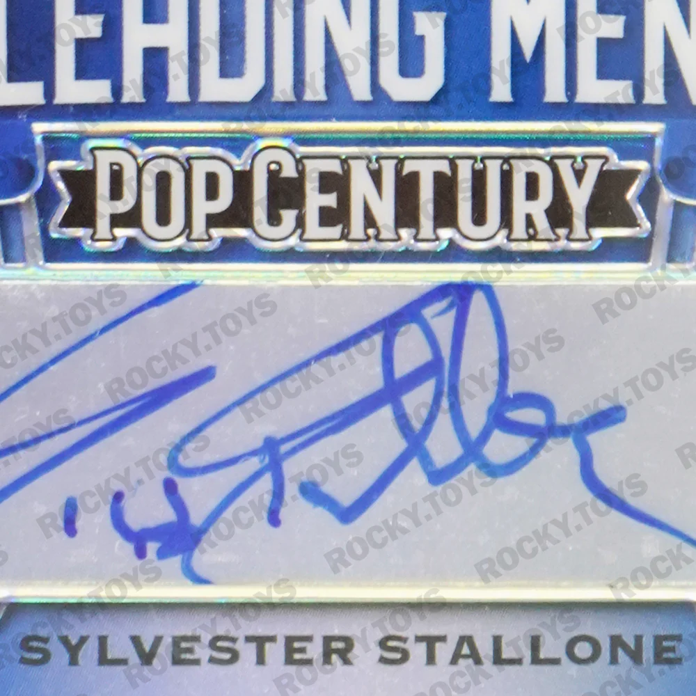 2021 LEAF METAL POP CENTURY LEADING MEN SYLVESTER STALLONE LM-SS1 BLUE PRISMATIC 1/5 - Image 3