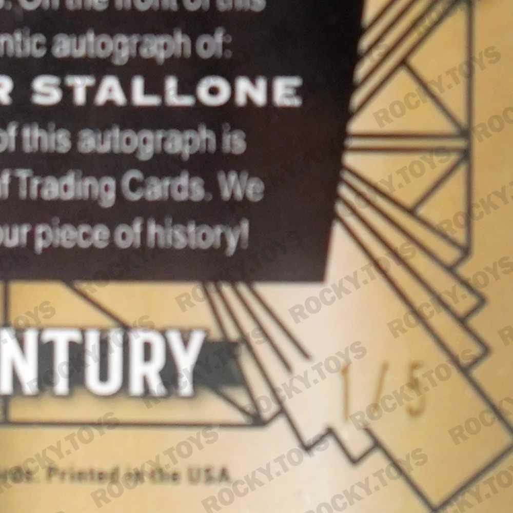2021 LEAF METAL POP CENTURY LEADING MEN SYLVESTER STALLONE LM-SS1 BLUE PRISMATIC 1/5 - Image 4