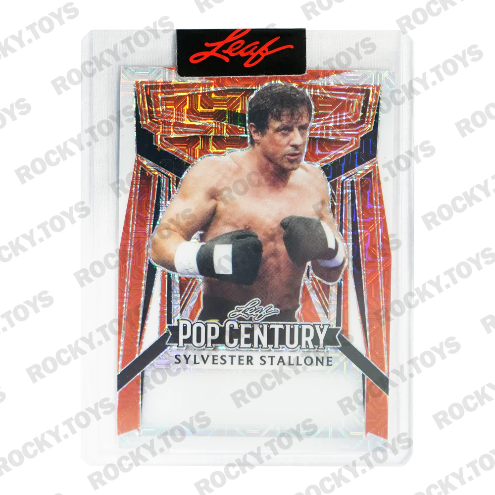2023 LEAF METAL POP CENTURY SYLVESTER STALLONE ORANGE MOJO PRE-PRODUCTION PROOF 1/1