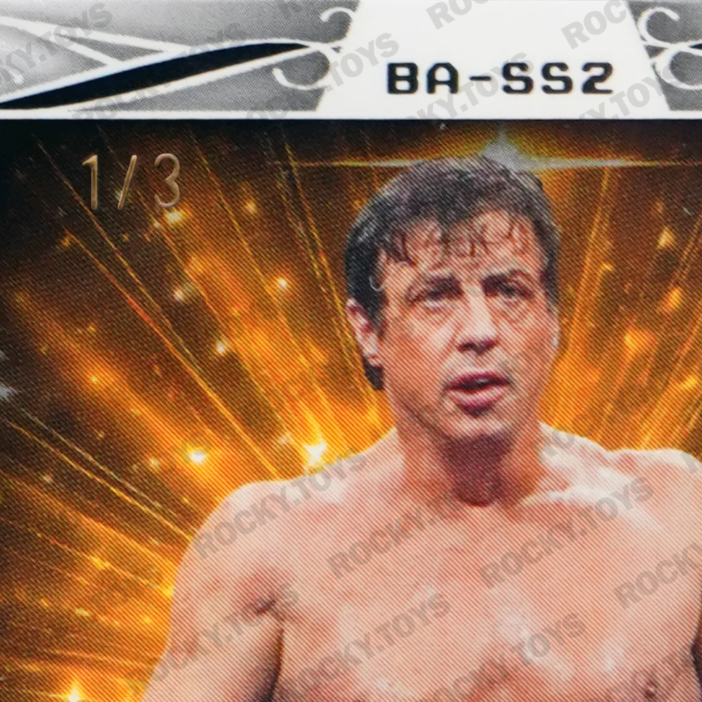 2023 LEAF METAL WHATNOT CELEBRITY EDITION SYLVESTER STALLONE BA-SS2 WHITE PRISMATIC PSA AUTO GEM MINT 10 1/3 - Image 4