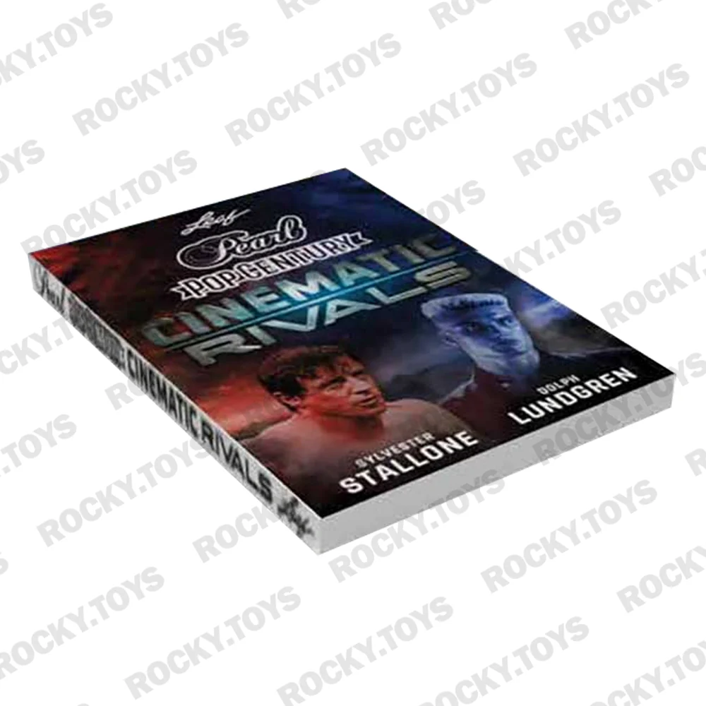 2024 LEAF METAL PEARL POP CENTURY CINEMATIC RIVALS SYLVESTER STALLONE AND DOLPH LUNDGREN CR-4 SILVER GLITTER 1/3 - Image 4