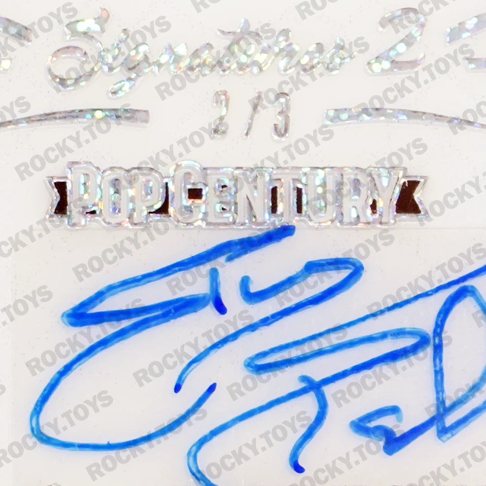 2024 LEAF METAL PEARL POP CENTURY SIGNATURES 2 SYLVESTER STALLONE AND MICHAEL B. JORDAN DUAL-SIGNED S2-18 SILVER GLITTER 2/3 - Image 4