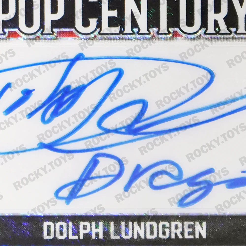 2024 LEAF METAL POP CENTURY SCRIPTED DOLPH LUNDGREN SC-DL1 SILVER DIAGONAL SHIMMER 2/20 - Image 3