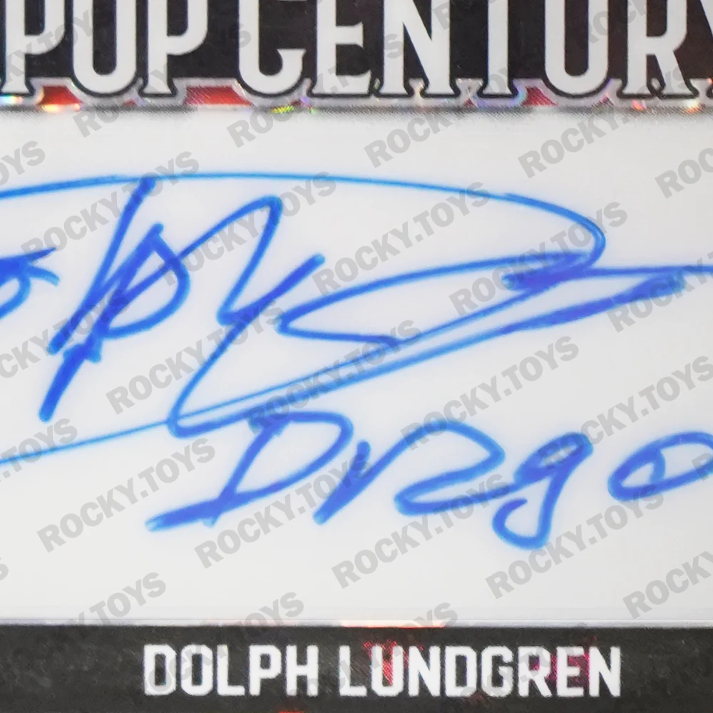 2024 LEAF METAL POP CENTURY SCRIPTED DOLPH LUNDGREN SC-DL1 WHITE PRISMATIC 1/1 - Image 3