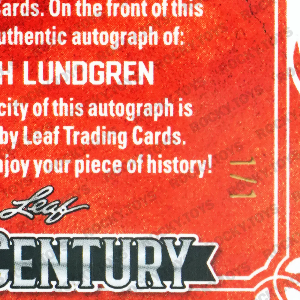 2024 LEAF METAL POP CENTURY SCRIPTED DOLPH LUNDGREN SC-DL1 WHITE PRISMATIC 1/1 - Image 4